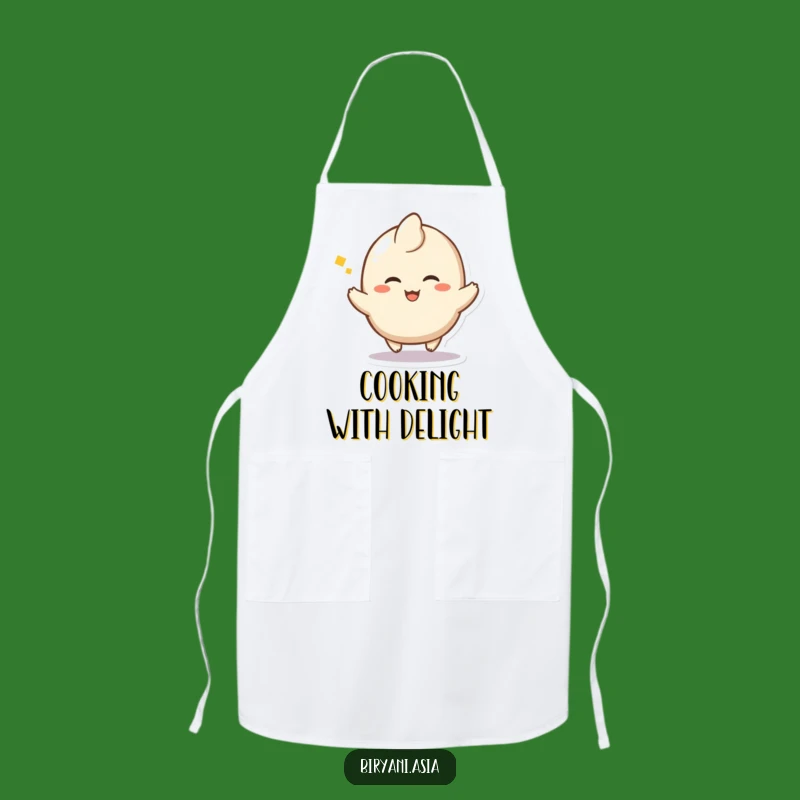 Funny Dumpling Hop Apron: Cook with Joy, a Hilarious Kitchen Gift
