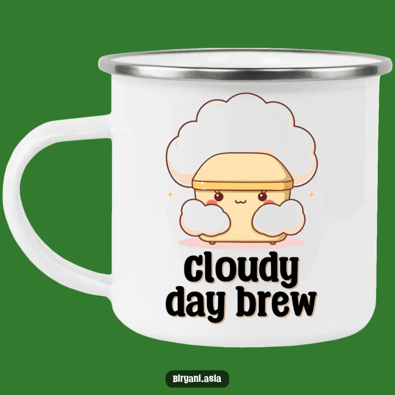Funny Giggling Bento Box Camping Mug: Adventure Fuel with Cloud-Light Humor