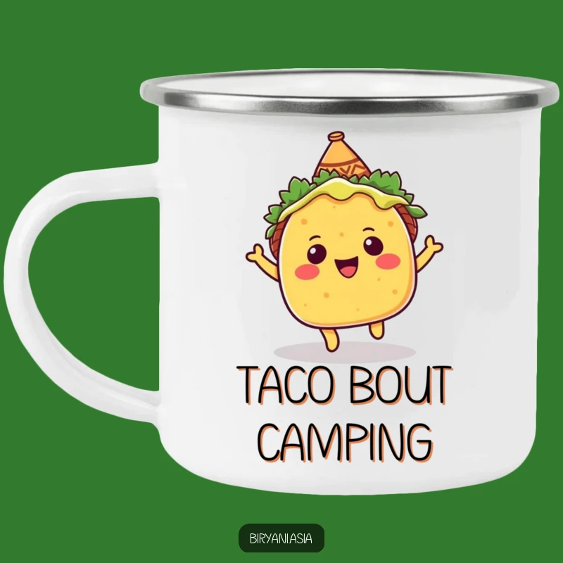 Funny Taco Bouncer Camping Mug - Durable Sombrero Travel Cup