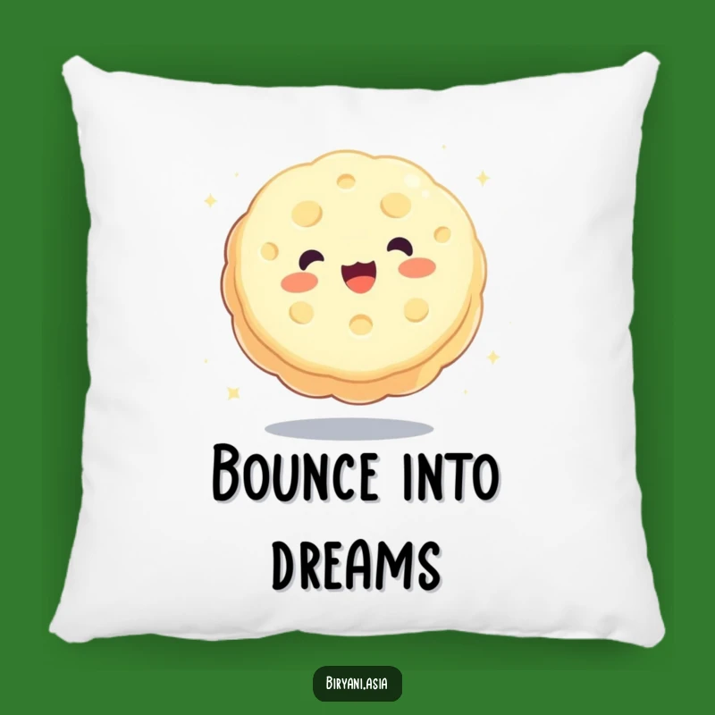 Funny Bouncing Mooncake Pillow: Cozy Comfort with Delightful Dessert Vibes