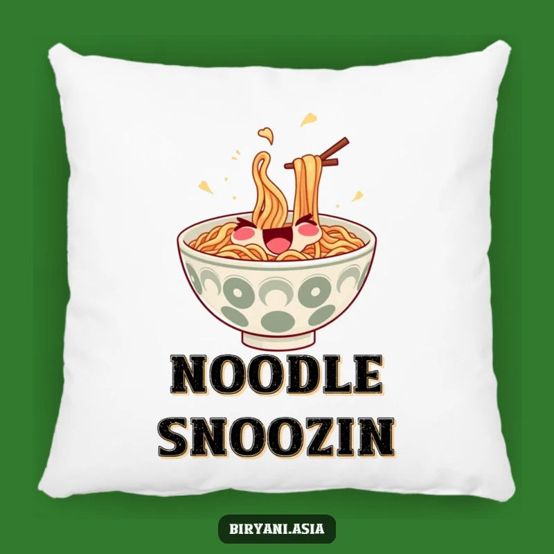 Funny Ramen Juggler Pillow - Cozy Noodle Decor
