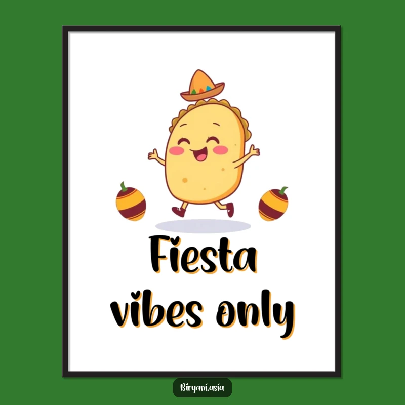 Funny Taco Jig Digital Art: Instant Fiesta Fun, a Downloadable Humorous Gift