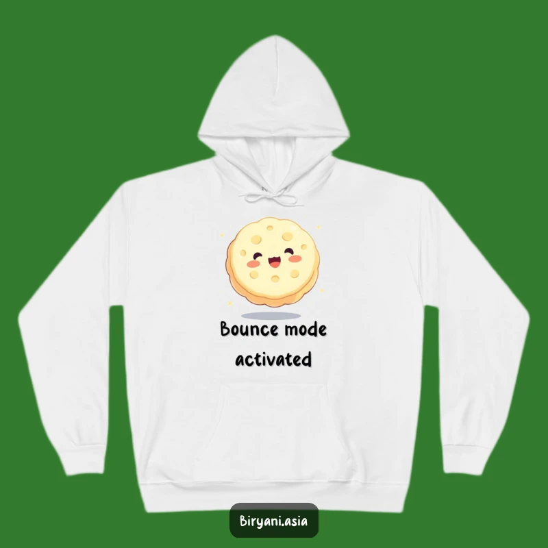 Cozy Funny Bouncing Mooncake Hoodie: Warmth Meets Delightful Dessert Fun