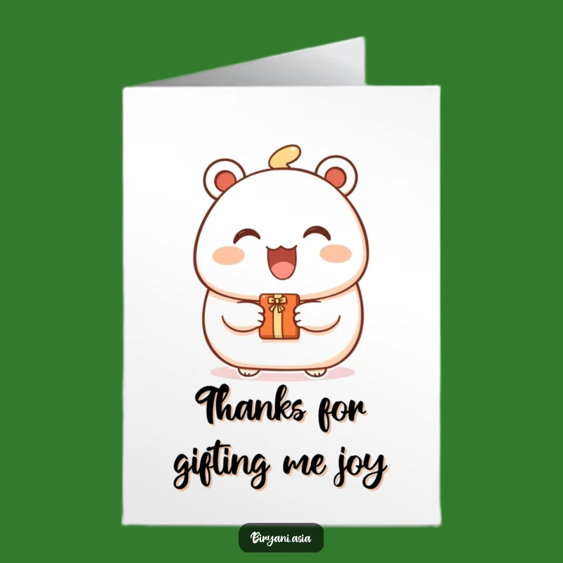 Free Printable Bao Bun Thank You Card: A Tiny Gift of Gratitude Downloadable