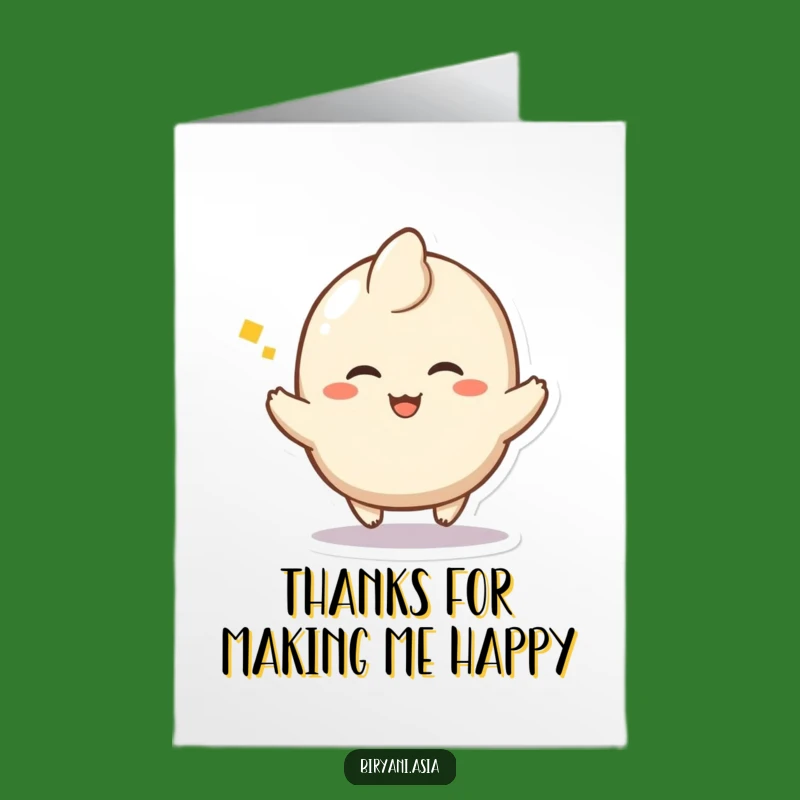 Free Printable Dumpling Thank You Card: A Delightful Hop of Gratitude