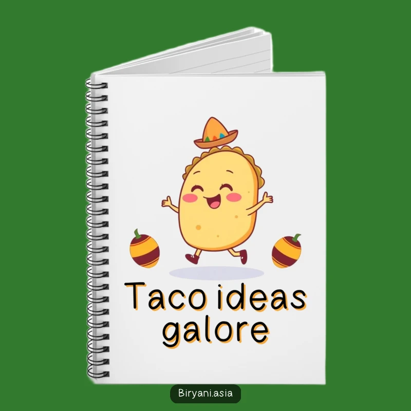 Funny Taco Jig Notebook: Jot Down Laughs, a Great Funny Gift Idea